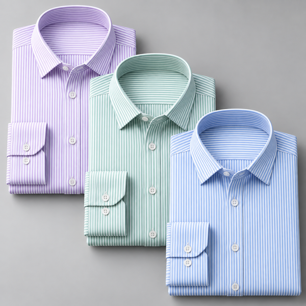 Nomad Stitch Premium Stripe Collection – Pack of 3 | Purple + Light Green + Sky Blue