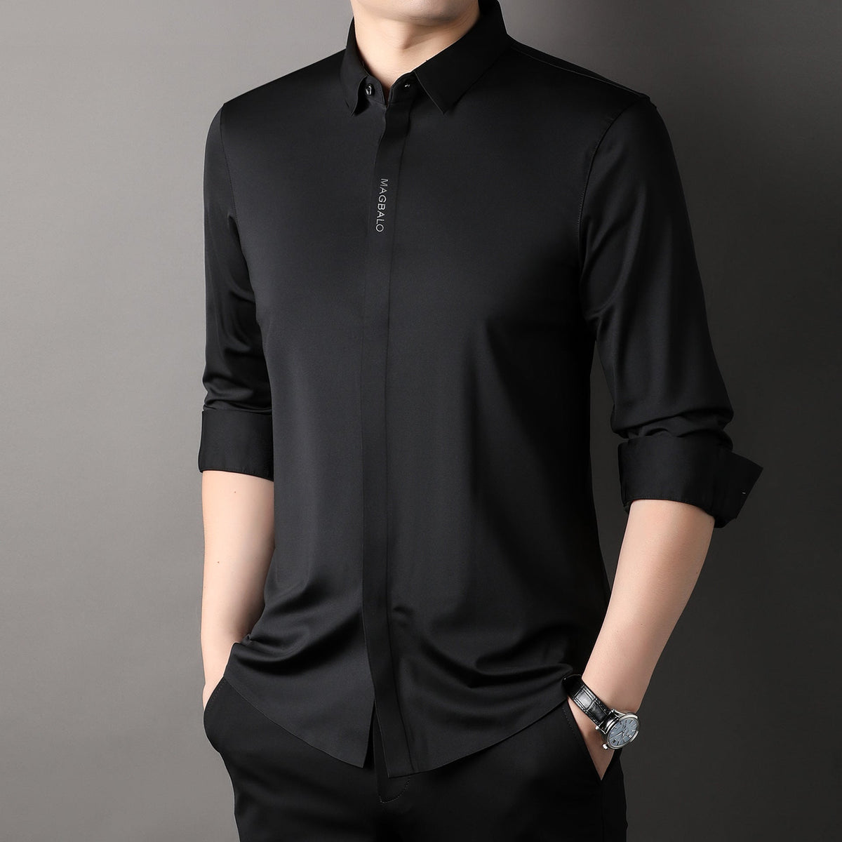 Magbalo® - Solid Premium Men's Shirt ( C1 )