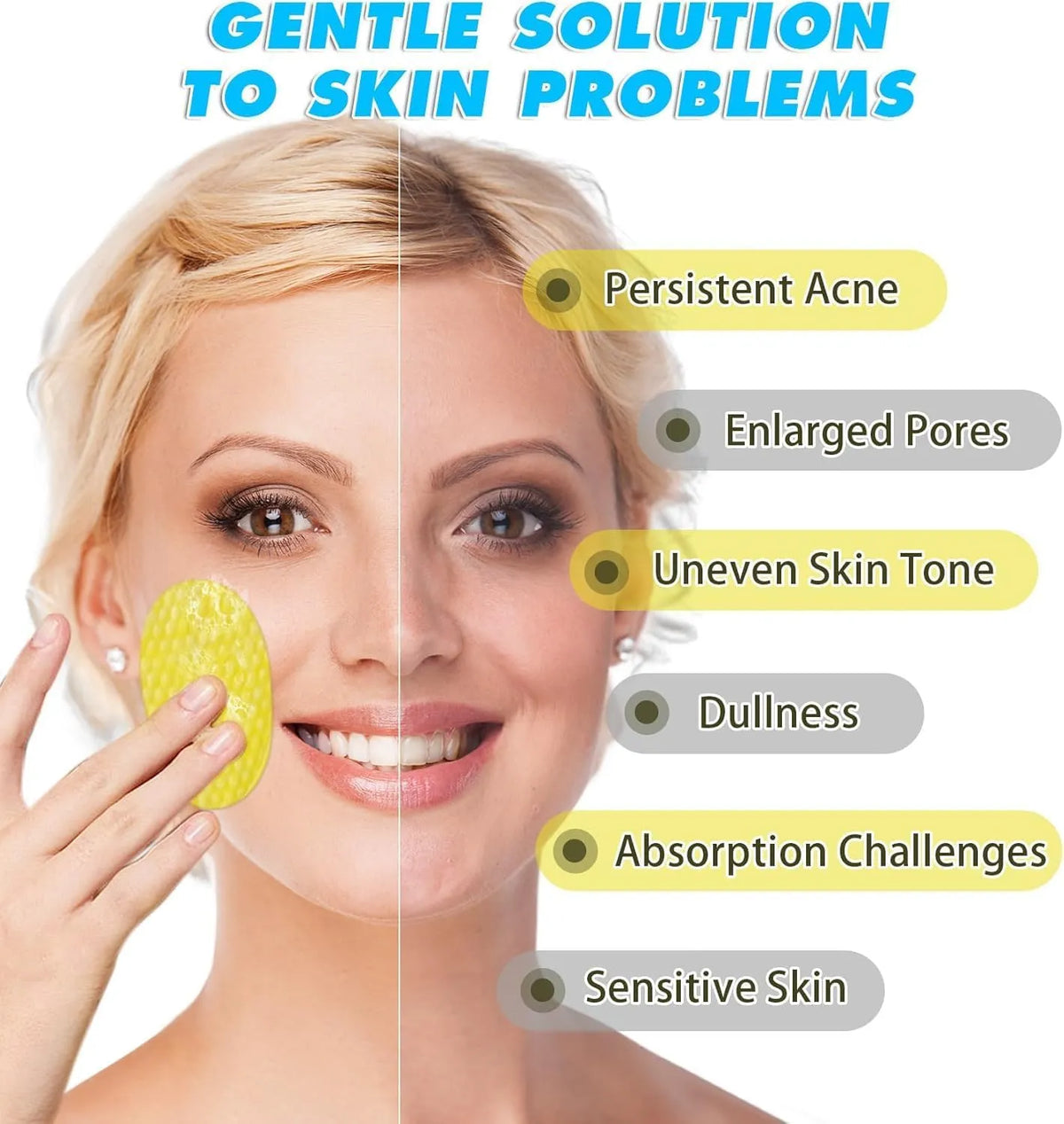 Turmeric Kojic Acid Cleansing Pads – Dark Spots Remover | Brightening Face Pads for Oily & Dry Skin